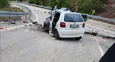 Ankara'da feci kaza!