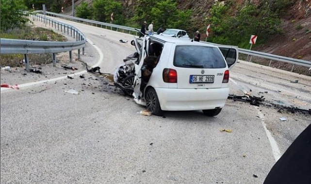 Ankara'da feci kaza!