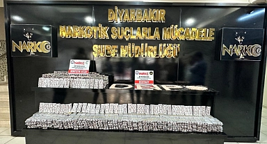Diyarbakır'da binlerce hap bulundu