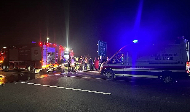 Gaziantep’te yanan araçta ölü sayısı 2’ye yükseldi