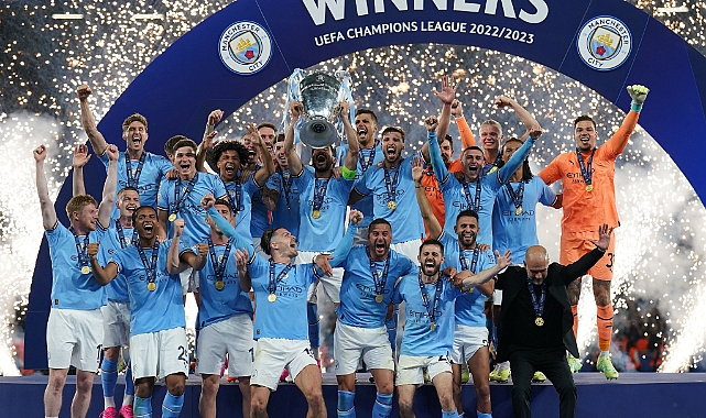 Manchester City, ilk kez Şampiyonlar Ligi şampiyonu oldu