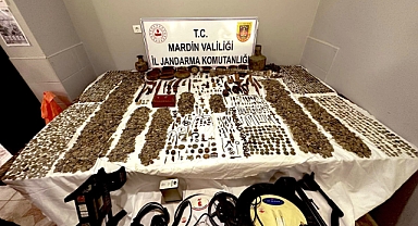 Mardin'de binlerce tarihi eser ele geçirildi