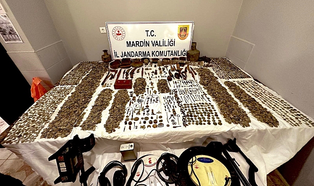 Mardin'de binlerce tarihi eser ele geçirildi