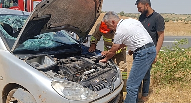 Mardin’de feci kaza! 2 yaralı