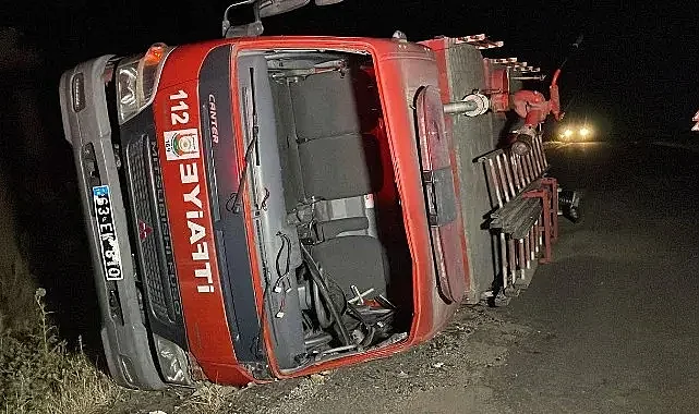 Müdahaleye giderken kaza yaptılar! Yaralılar var