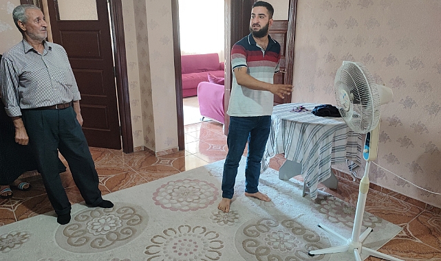 Pişkin hırsızlar terleyince vantilatör kullanmışlar