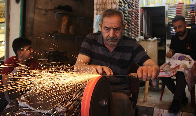 Şanlıurfa bıçakçılarda Kurban Bayramı yoğunluğu