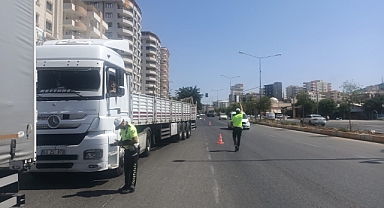 Şanlıurfa'da ağır taşıtlara ceza yağdı