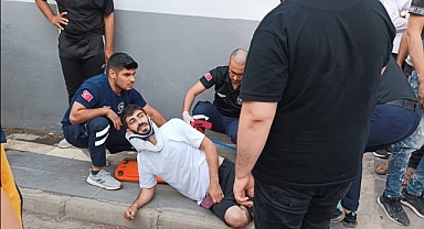 Şanlıurfa'da otomobil motosiklete çarptı