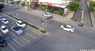 Şanlıurfa’daki ilginç kazalar kamerada