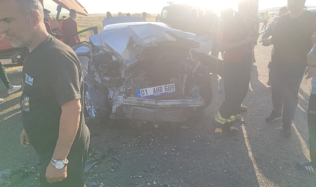 Tali yoldan çıkan traktör ile otomobil çarpıştı: 1’i çocuk 5 yaralı