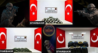 Terör operasyonu! Kilolarca toz esrar ele geçirildi
