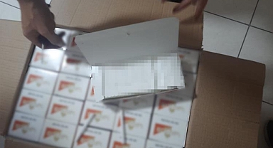 1 milyon 300 bin liralık kaçak makaron ele geçirdi