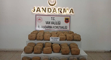 139 kilo toz esrar ele geçirildi