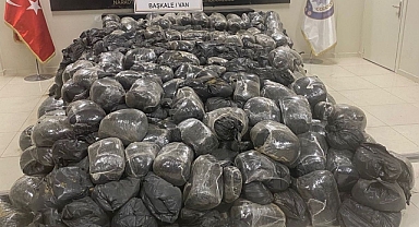 2 ton esrar ele geçirildi