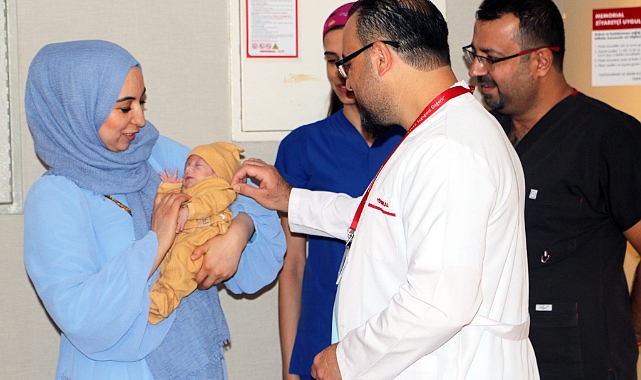 750 gram doğan Ali bebek 3 ay içerisinde üç ameliyat geçirdi