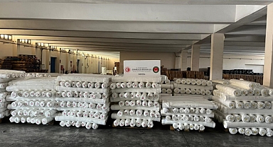 9 milyon değerinde kaçak polyester kumaş ele geçirildi
