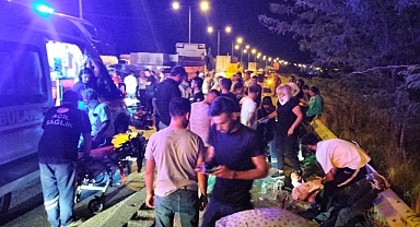 Adana'da biri otobüs 7 araç kazaya karıştı: 16 yaralı