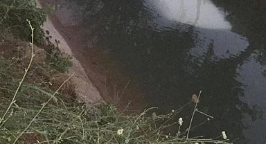 Alkollü sürücü kanala uçtu