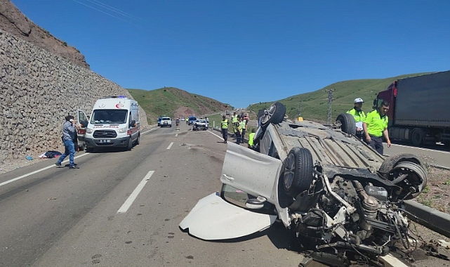 Aşkale’de feci kaza: 1 ölü, 7 yaralı