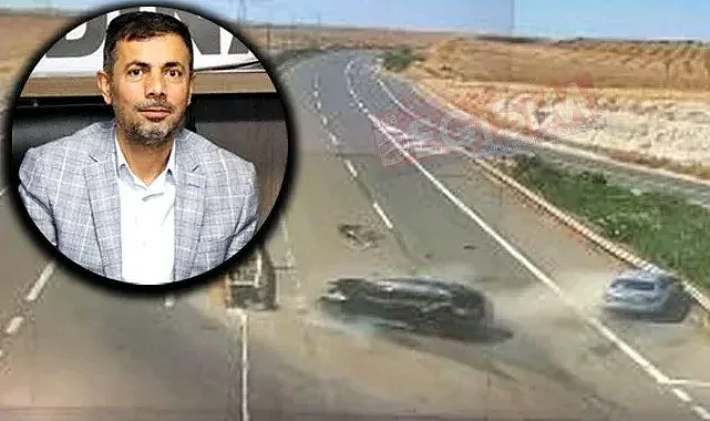 Başkan Kırıkçı'nın kaza görüntüleri ortaya çıktı