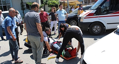 Çarşamba’da kaza: 1 yaralı