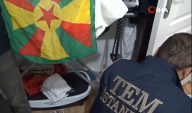 Cezaevindeki teröristlere para aktaran kişi yakalandı