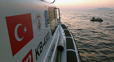 Datça'da 27 düzensiz göçmen kurtarıldı