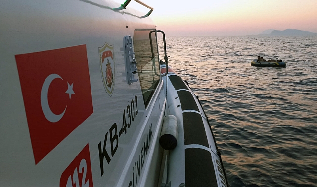 Datça'da 27 düzensiz göçmen kurtarıldı