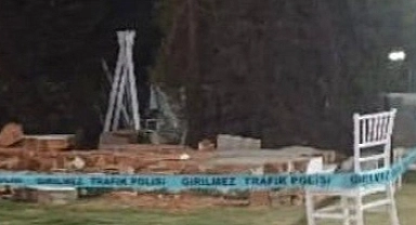 Düğün salonundaki duvar yıkıldı, 1 çocuk öldü