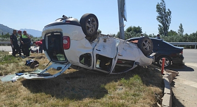 Gemlik'te kaza, 1 ölü 4 yaralı