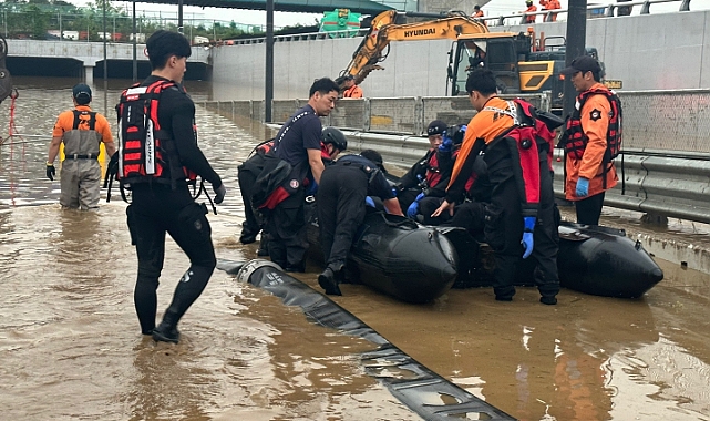 Güney Kore’de sel ve toprak kayması: 37 ölü