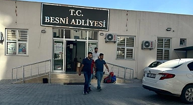 İkamet hırsızları Besni’de yakalanarak tutuklandı