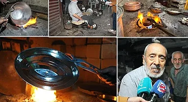 Kırık ayağına aldırış etmeden çalışıyor!