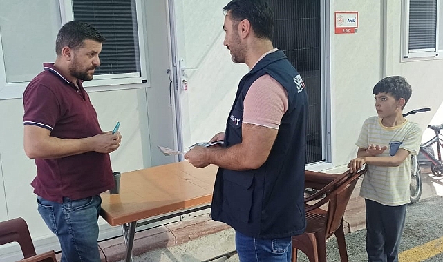 Konteynerde kalan depremzedelere siber suç uyarısı