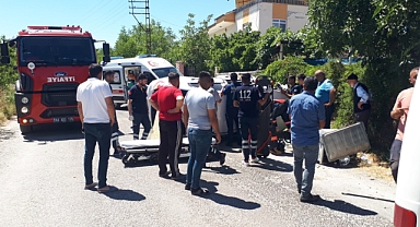 Kontrolden çıkan otomobil takla attı: 1 yaralı