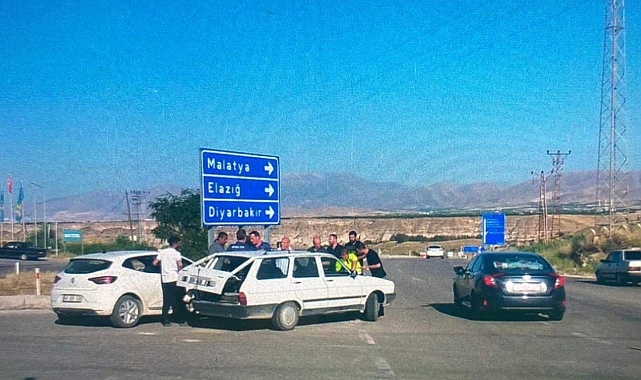 Malatya’da iki araç çarpıştı: 2 yaralı