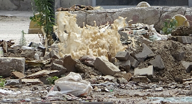 Malatya’da patlayan doğalgaz borusu paniğe neden oldu