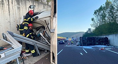 Otobüs ile tır çarpıştı: 1 ölü, 4 yaralı
