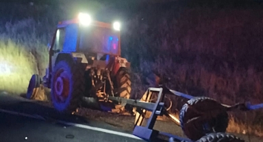 Otomobil ile traktör çarpıştı: 1 ölü, 3 yaralı