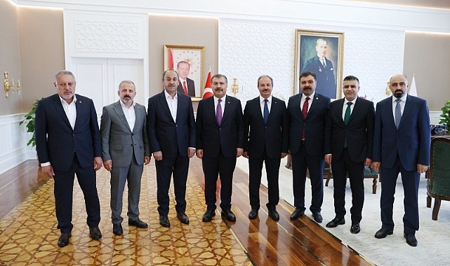 Sağlık-Sen’den Bakan Koca’ya ziyaret