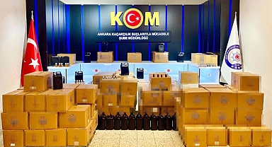 Sahte alkol ve elektronik sigara ele geçirildi