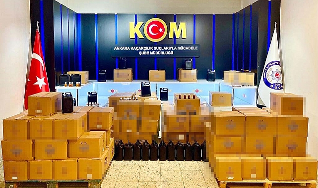 Sahte alkol ve elektronik sigara ele geçirildi
