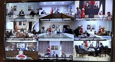 Şanlıurfa Valisi 'de bölgesel toplantıda yer aldı