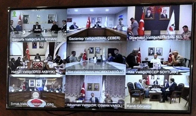 Şanlıurfa Valisi 'de bölgesel toplantıda yer aldı