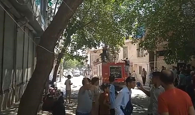 Siverek’te çıkan yangın panik yarattı!
