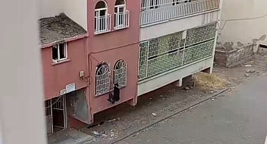 Siverek’te hırsızlar hasarlı binaları mesken tuttu