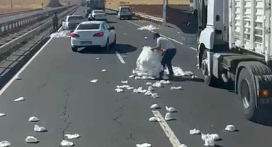 Siverek'te vatandaşlar trafiği tehlikeye soktu