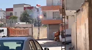 Suruç'ta aksiyon filmlerini aratmayan görüntüler