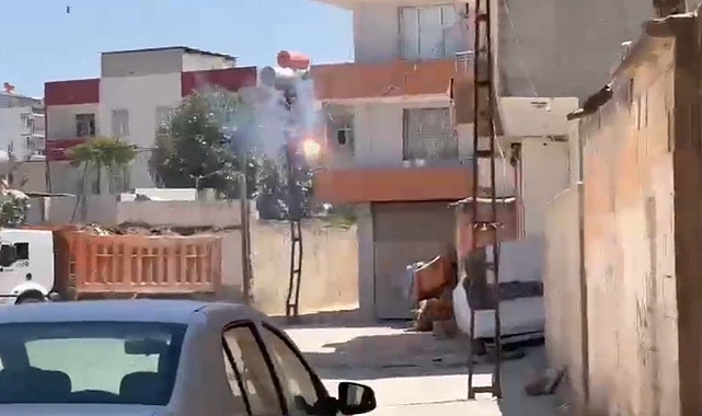 Suruç'ta aksiyon filmlerini aratmayan görüntüler